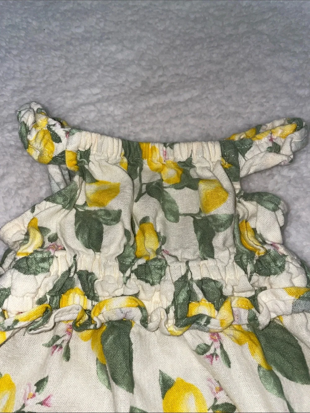 Old Navy Linen Blend Lemon Dress